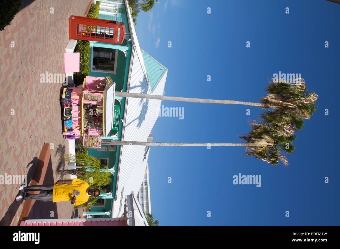 Im Hafengebiet Lucaya auf Grand Bahama island, Bahamas Stockfoto