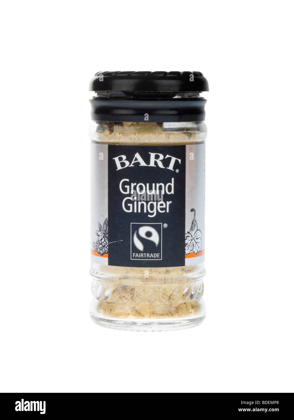 Gemahlener Ingwer Stockfoto