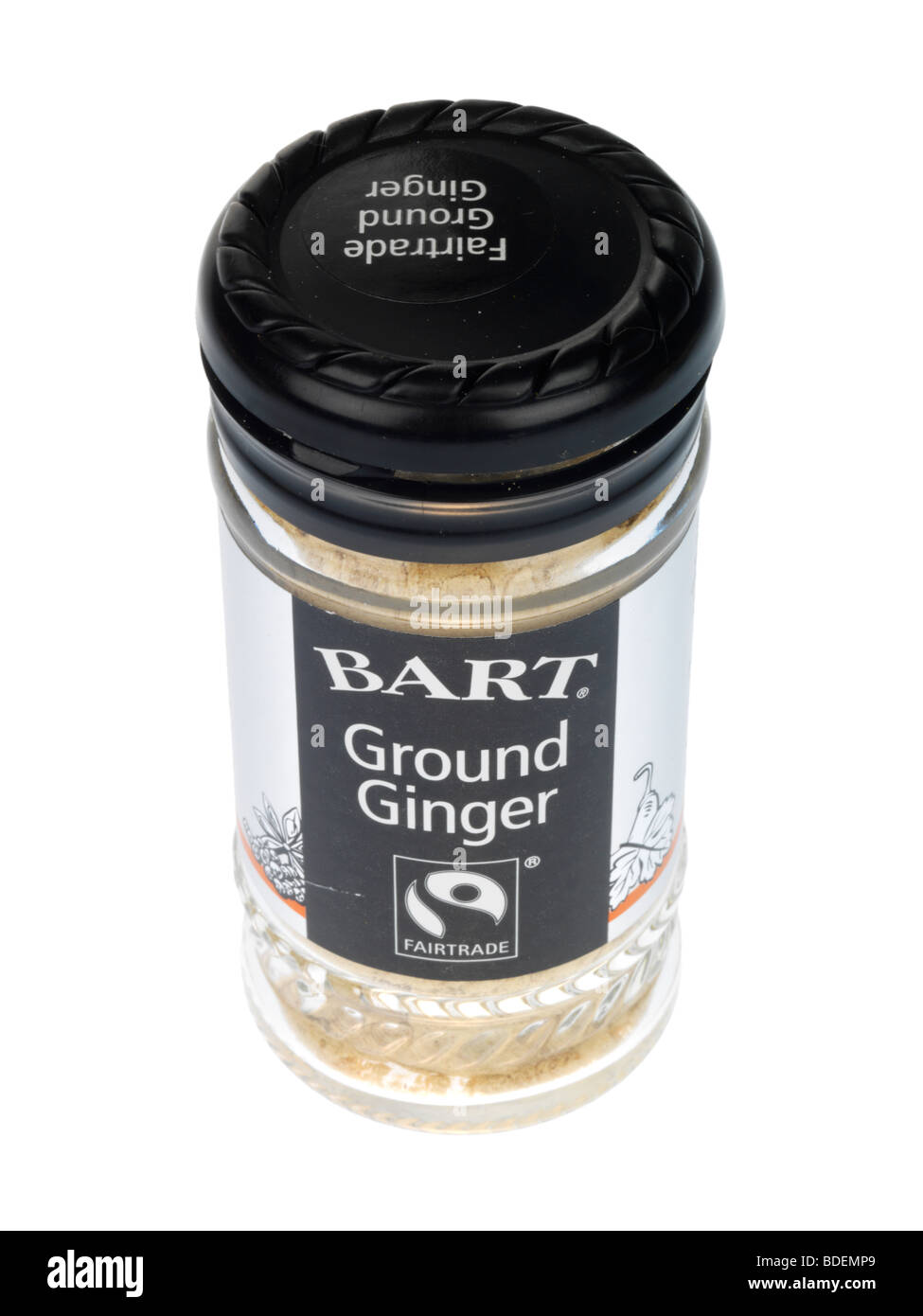 Gemahlener Ingwer Stockfoto