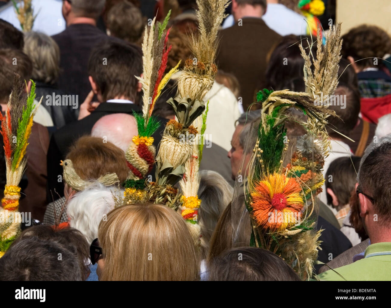 Ostersonntag in Lipnica Murowana, Polen Stockfoto