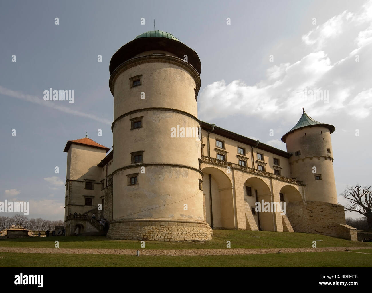 Wiśnicz Schloß von Polen Stockfoto