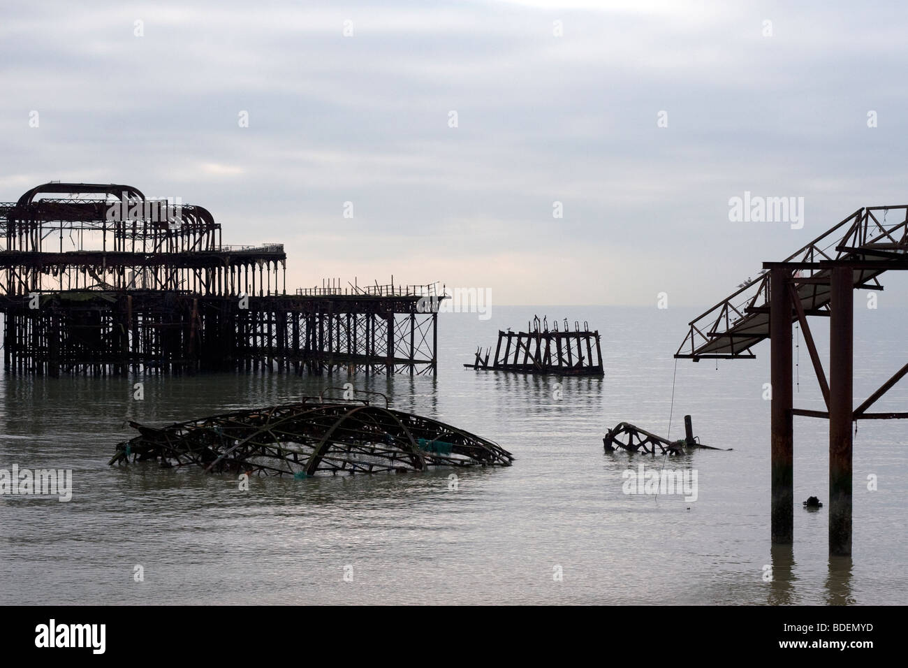 Brighton Pier West. Stockfoto