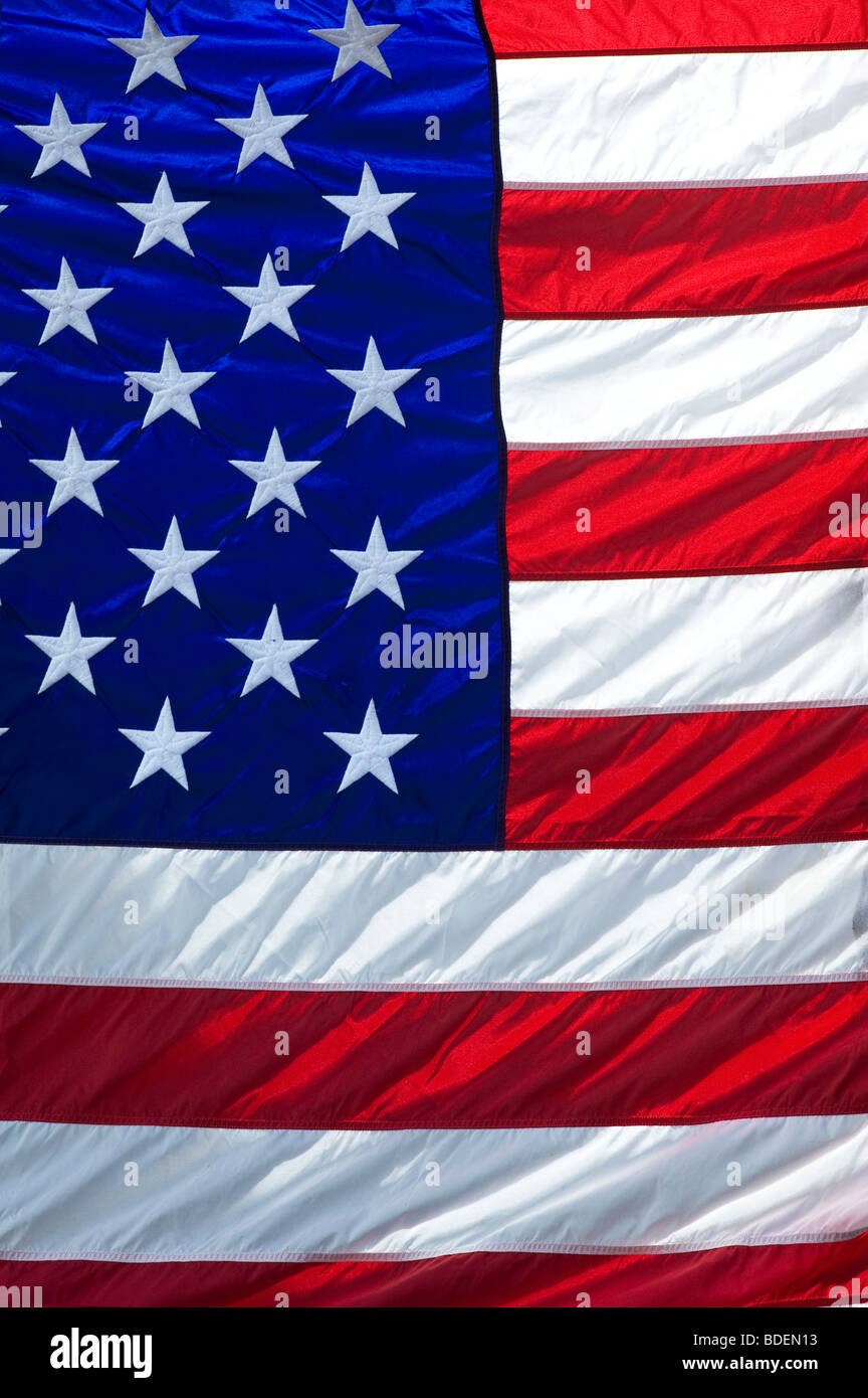 Amerikanische Sternenbanner Flagge Stockfoto