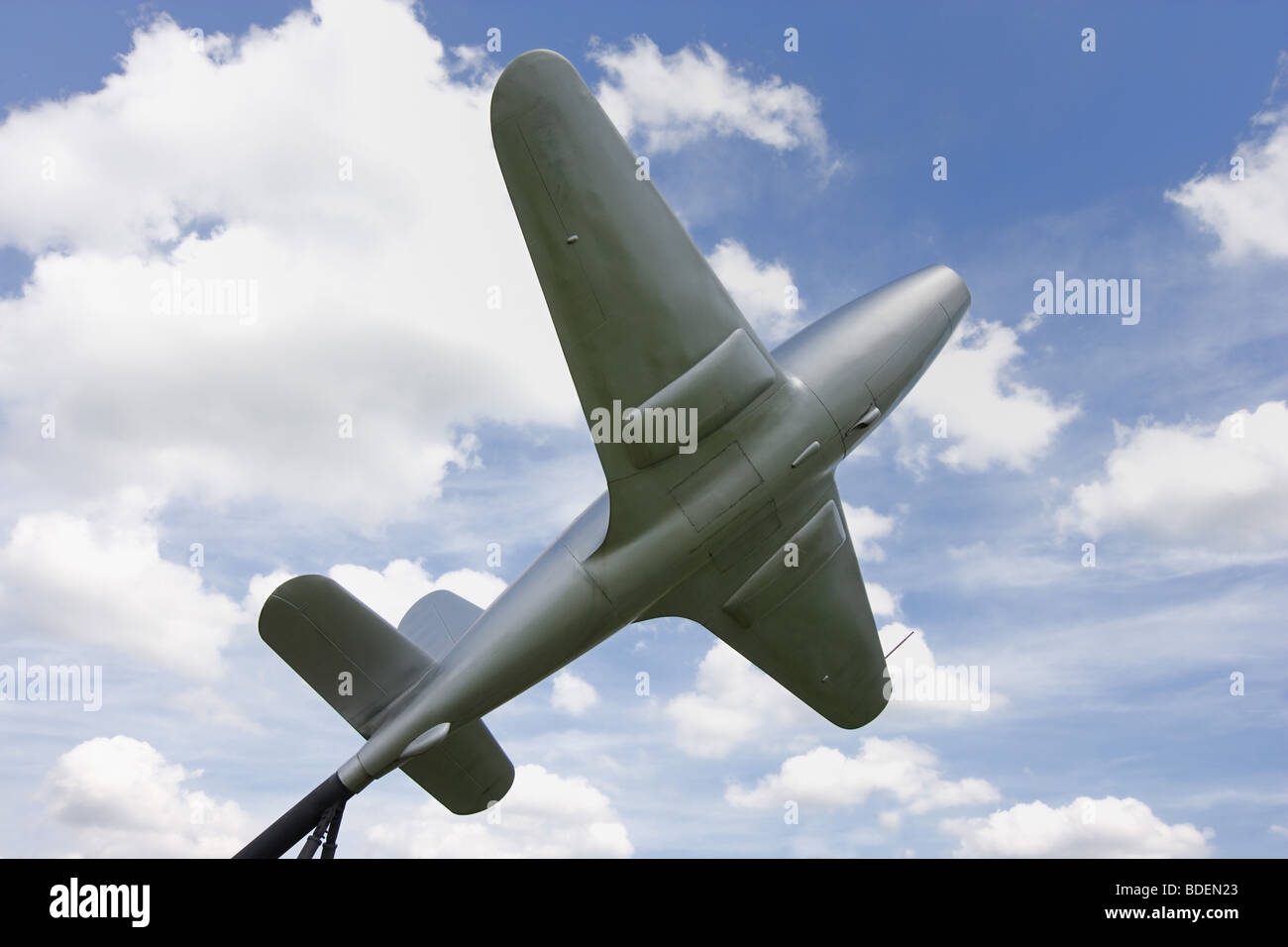 Das Denkmal für Sir Frank Whittle in Lutterworth Leicestershire, England Stockfoto