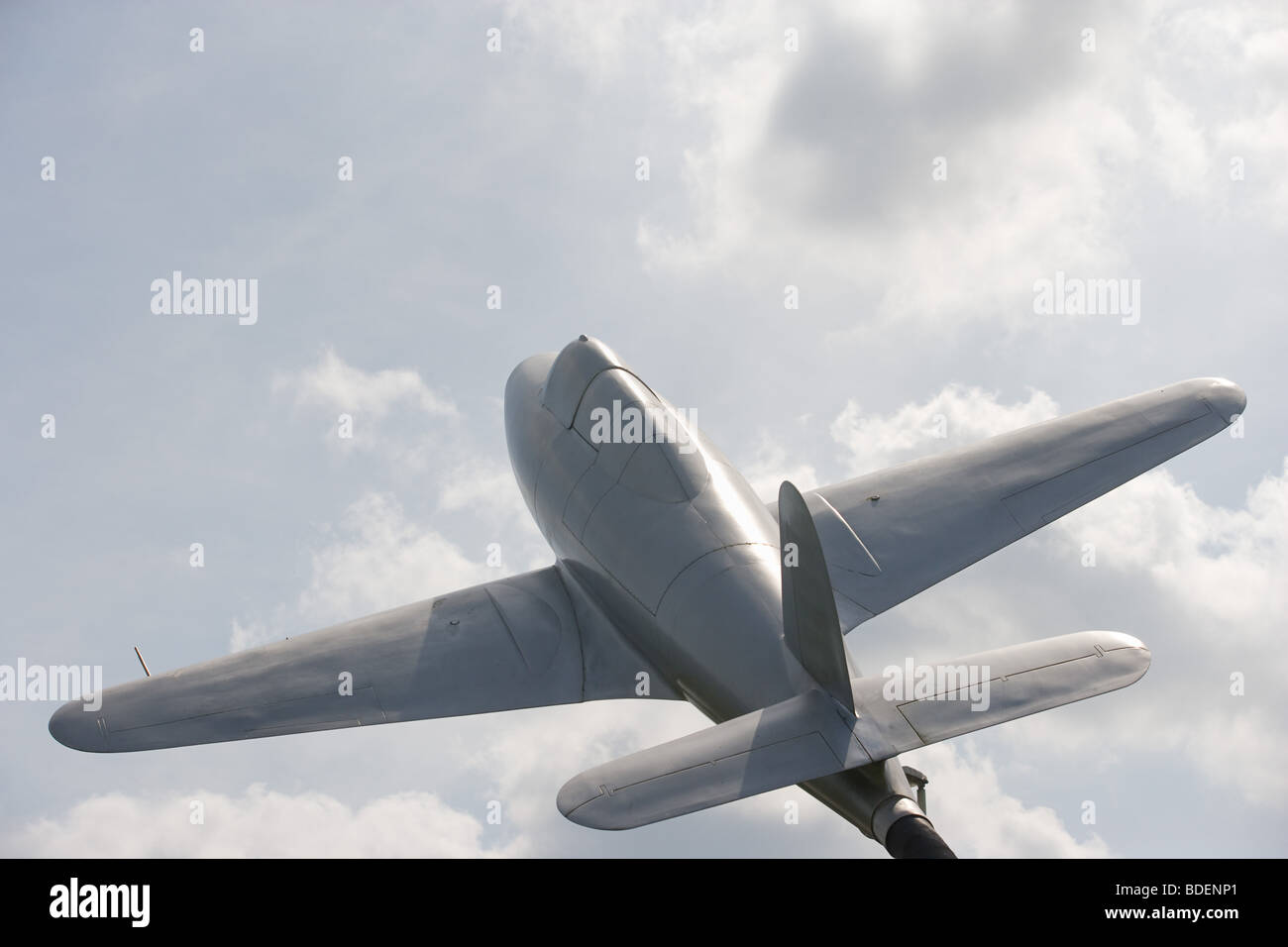 Das Denkmal für Sir Frank Whittle in Lutterworth Leicestershire, England Stockfoto