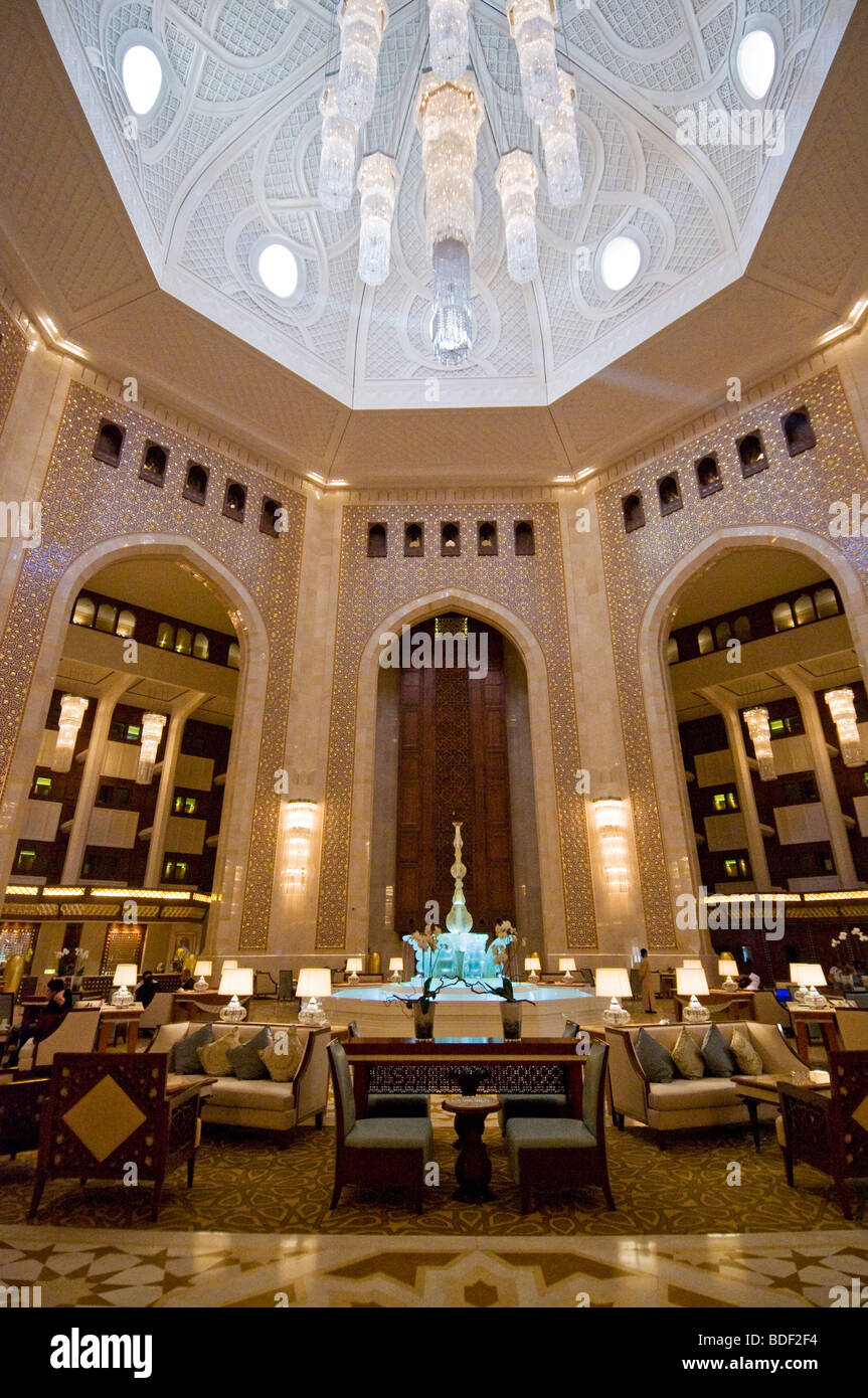 Al Bustan Hotel Muscat Sultanat von Oman Stockfoto