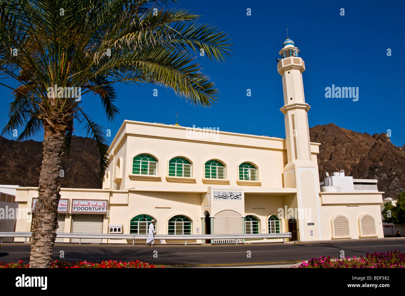 Moschee-Muscat-Oman Stockfoto