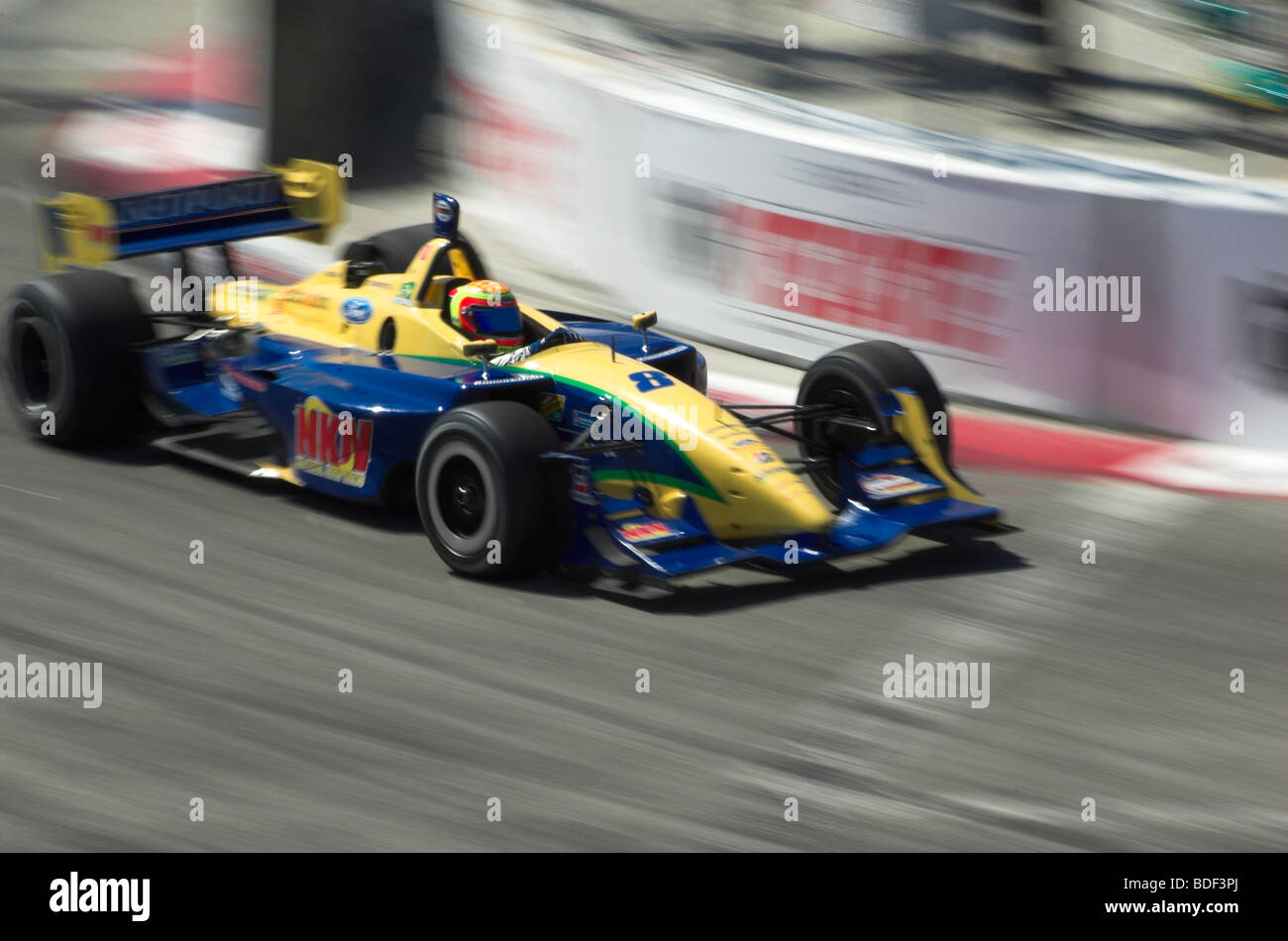 Renn-Action auf der Long Beach Grand Prix, Long Beach, Kalifornien, USA Stockfoto