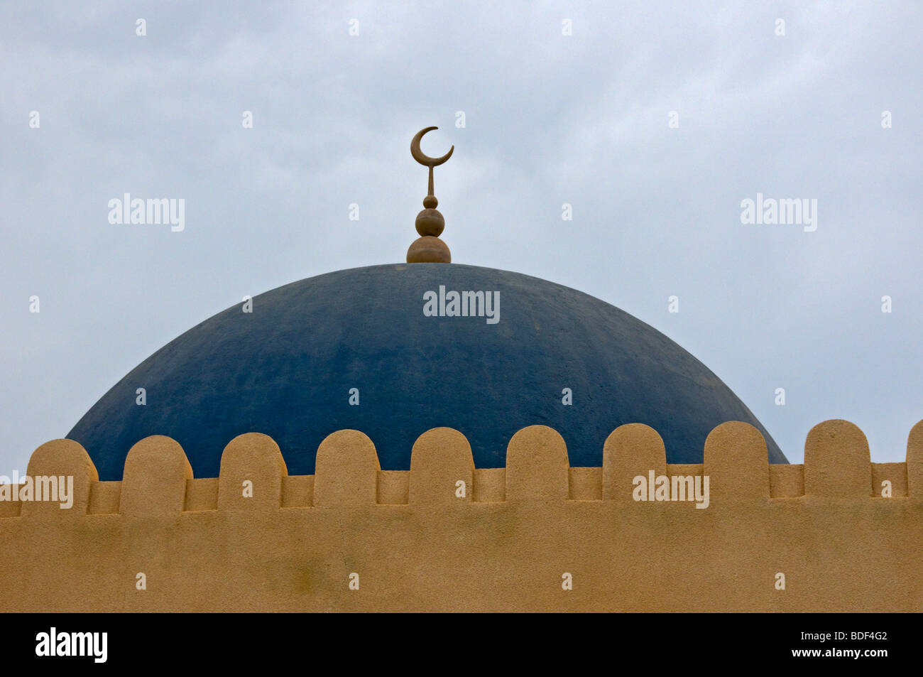 Auf dem Dach einer Moschee Muscat Sultanat von Oman Stockfoto