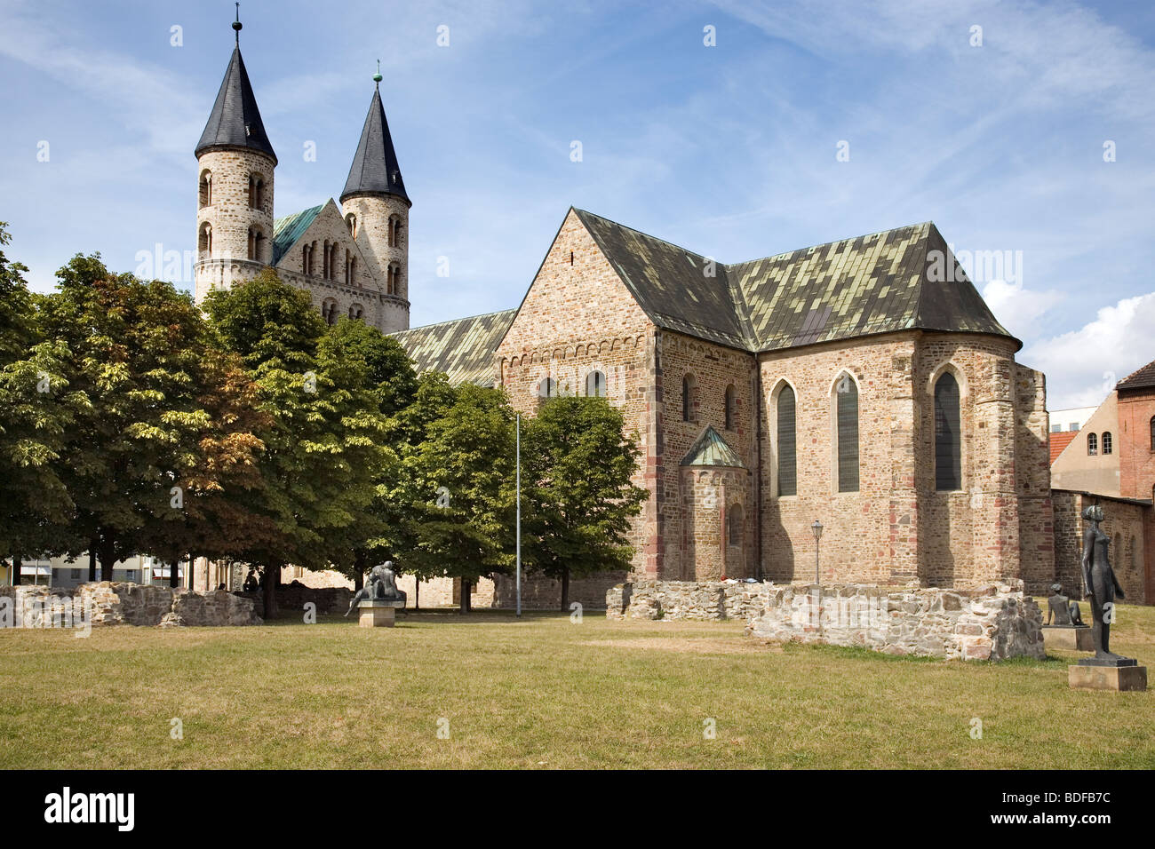 Kunstmuseum - Kloster Unser Lieben Frauen, Magdeburg, Sachsen-Anhalt, Deutschland Stockfoto