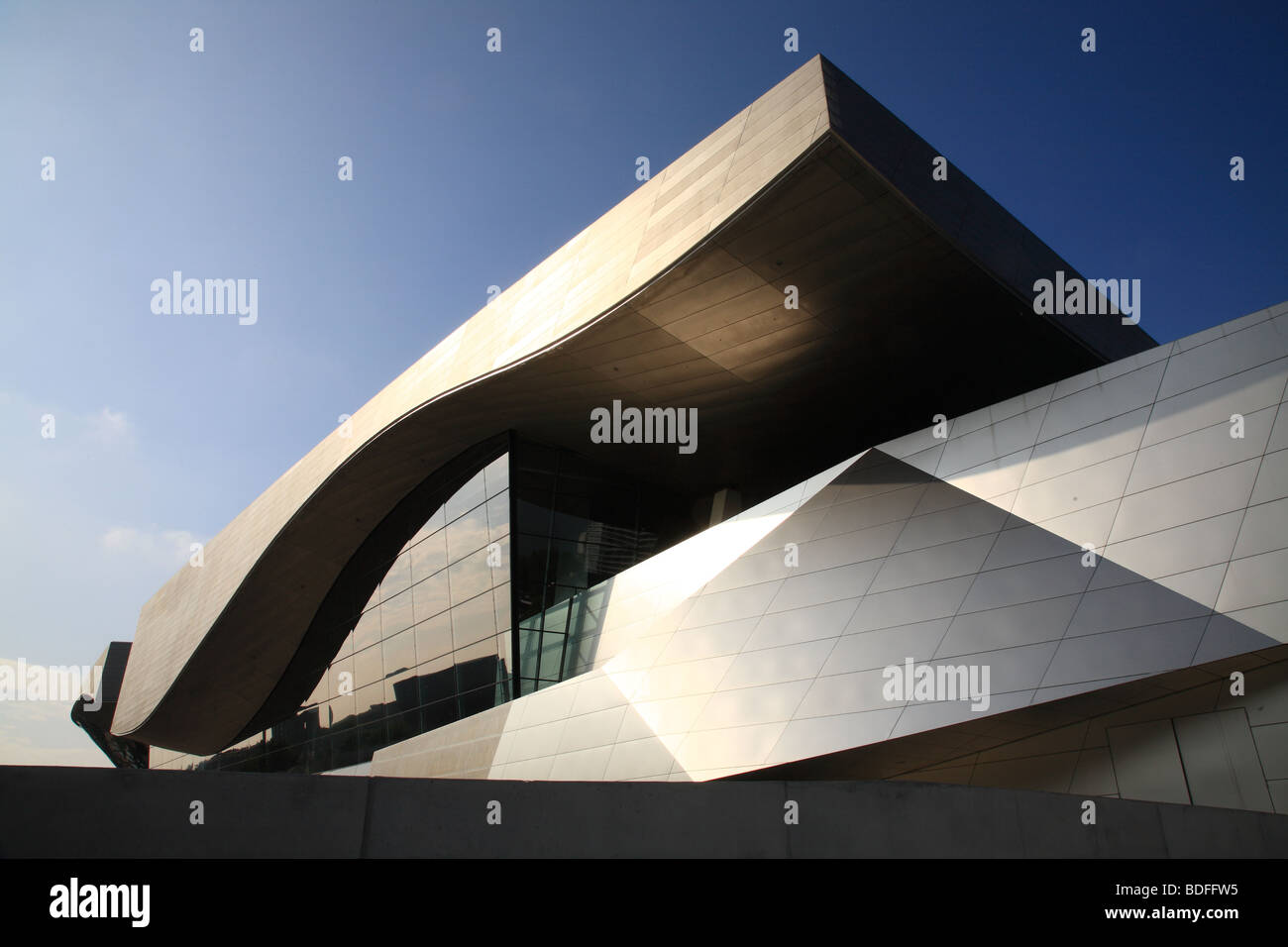 BMW Welt, BMW-Welt, Verteilung und Discovery Center, München, Bayern, Deutschland, Europa Stockfoto