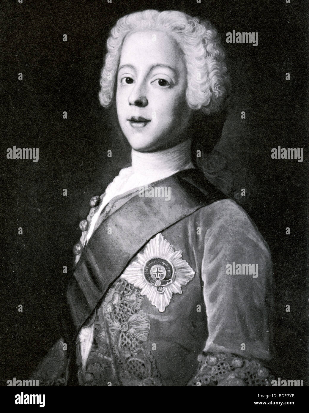 Prinz CHARLES EDWARD STUART Bonnie Prince Charlie ein Stich nach