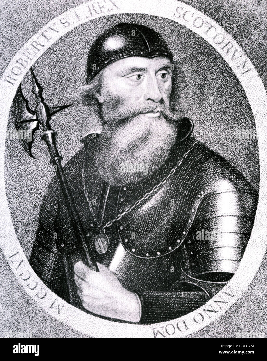 König ROBERT THE BRUCE von Schottland Stockfoto