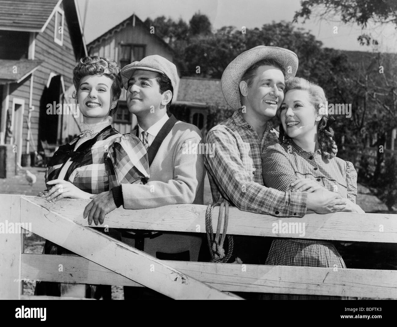 AARON SLICK aus PUNKIN CRICK - 1952 Paramount Film mit Dinah Shore auf der rechten Seite Stockfoto