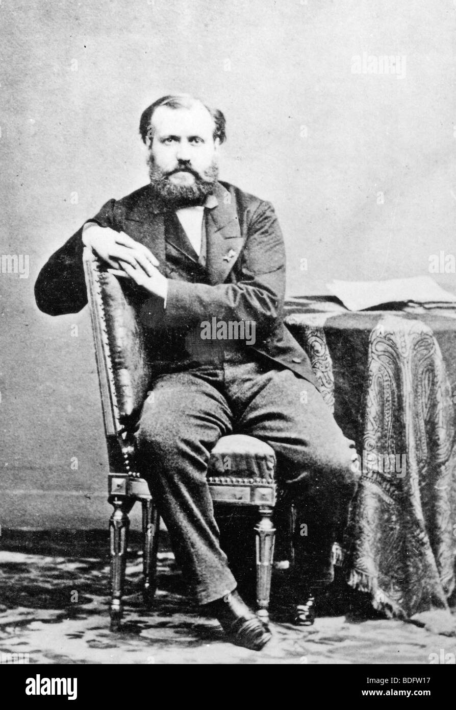 CHARLES GOUNOD (1818-1893) französischer Komponist von Opern Faust, auch viele Lieder, Kirchenmusik und Sinfonien. Stockfoto