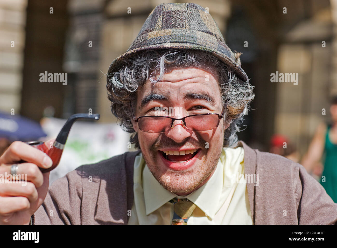 Edinburgh Festival 2009. Die Fransen. Schottland. Stockfoto