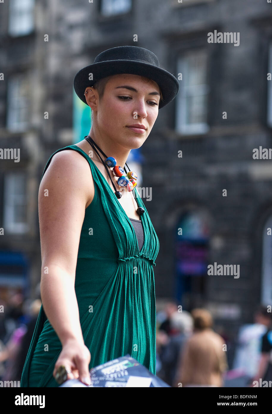 Edinburgh Festival 2009. Die Fransen. Schottland. Stockfoto