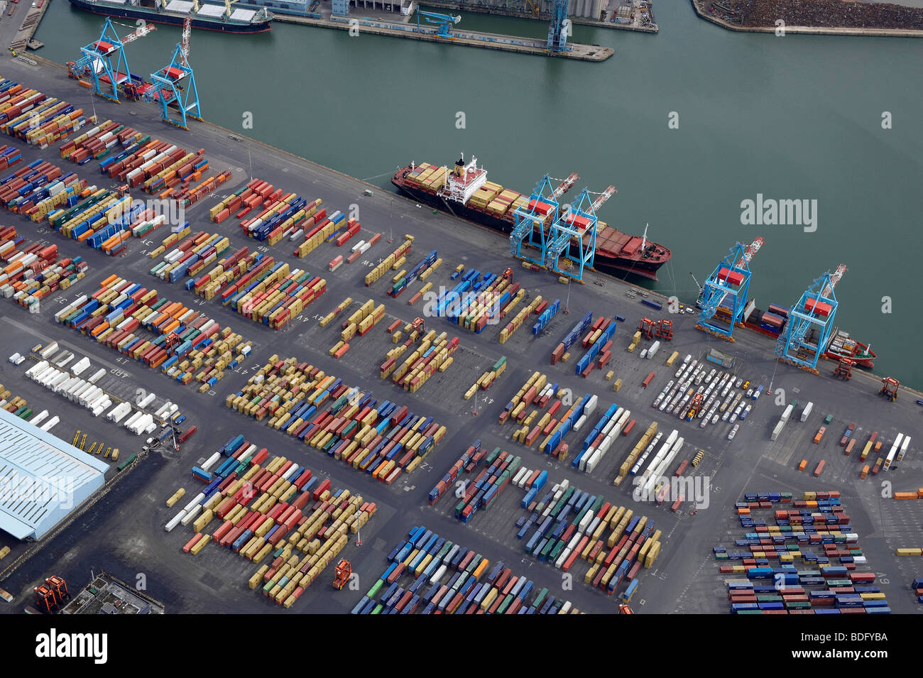 Bootle Docks, Liverpool, North West England Stockfoto