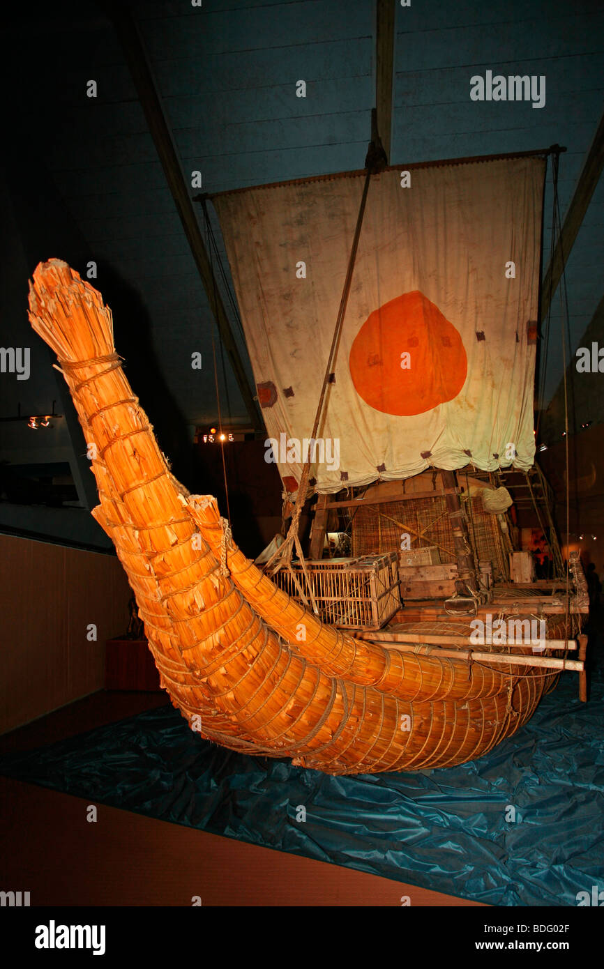 Oslo: Kon-Tiki Museum: Ra II Floß Stockfoto