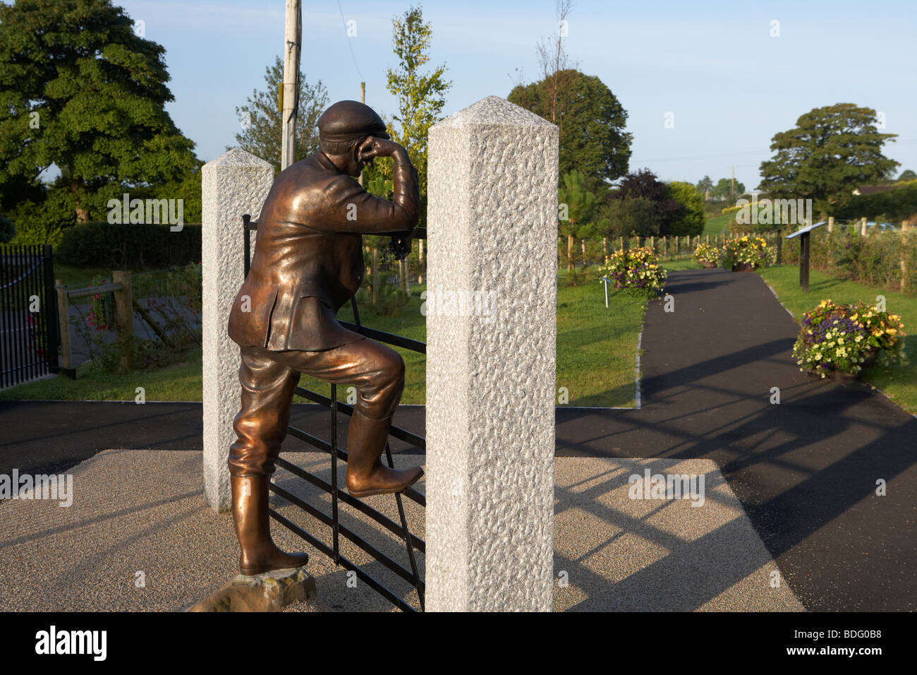 Harry Ferguson Memorial Gardens Dromore Grafschaft unten Nordirland Vereinigtes Königreich Stockfoto