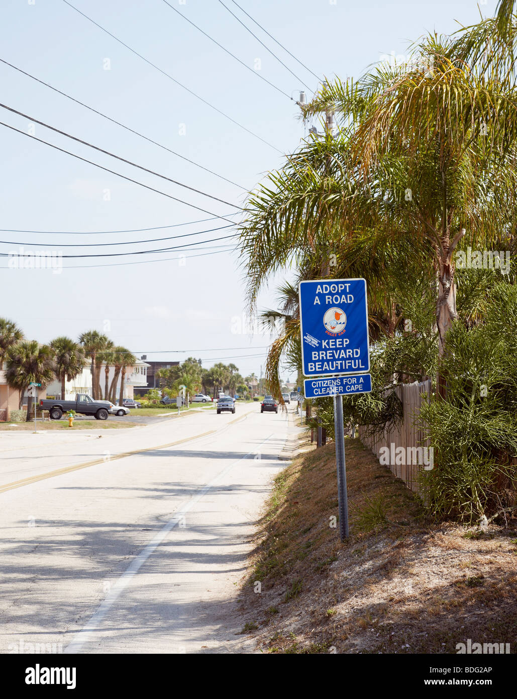 Straßenschild in florida Stockfoto