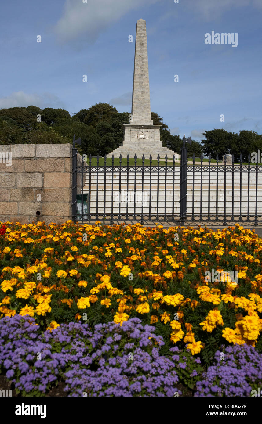 Major General Ross Denkmal in Rostrevor Grafschaft, Nord-Irland Stockfoto