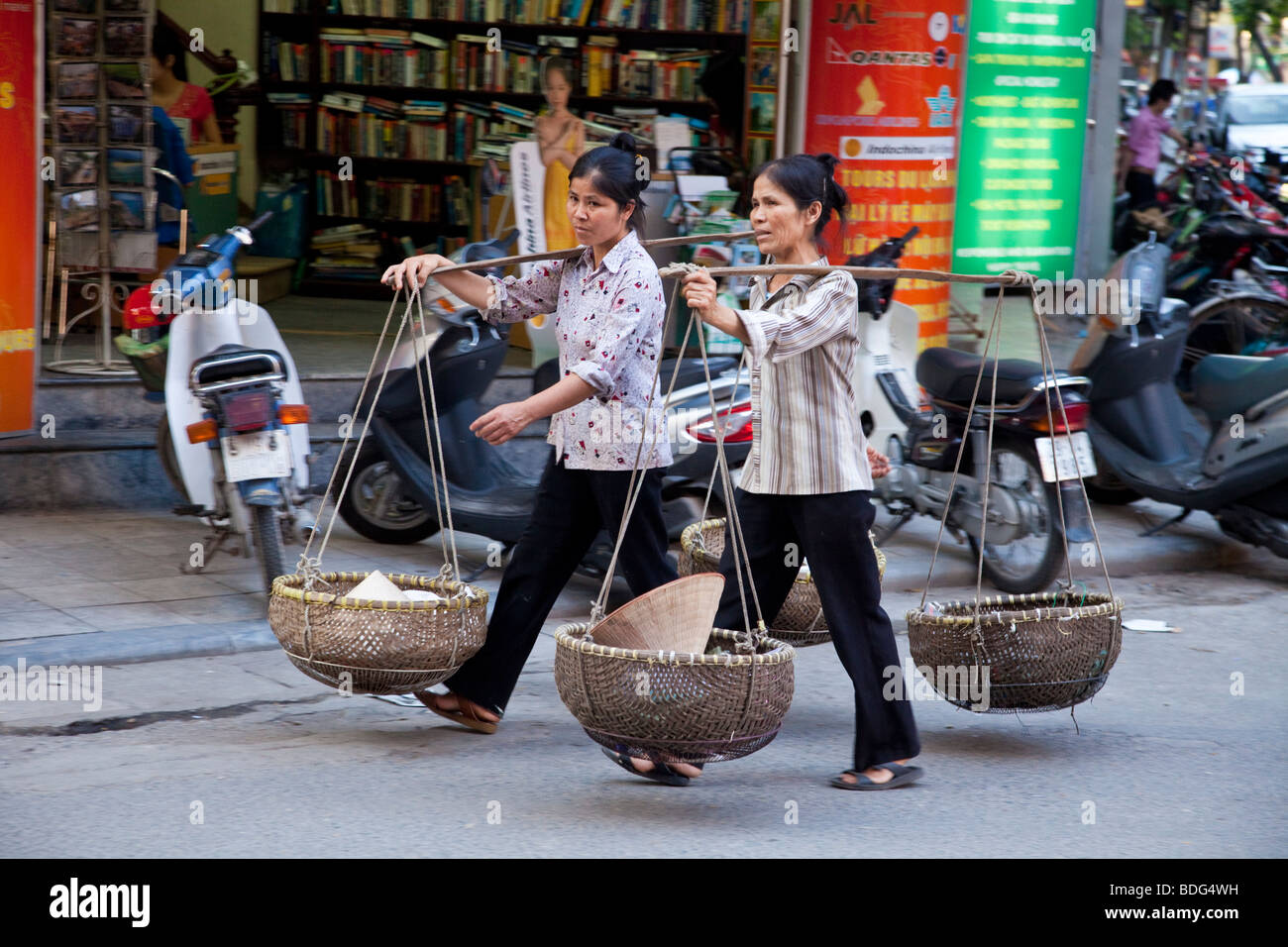 Vietnamesin Alltag Stockfoto