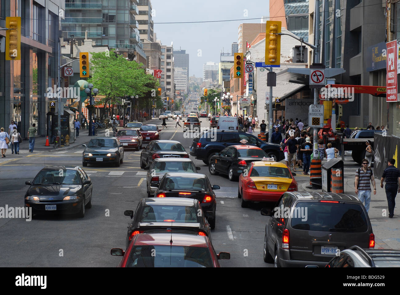 Die Innenstadt von Toronto, Kanada Stockfoto