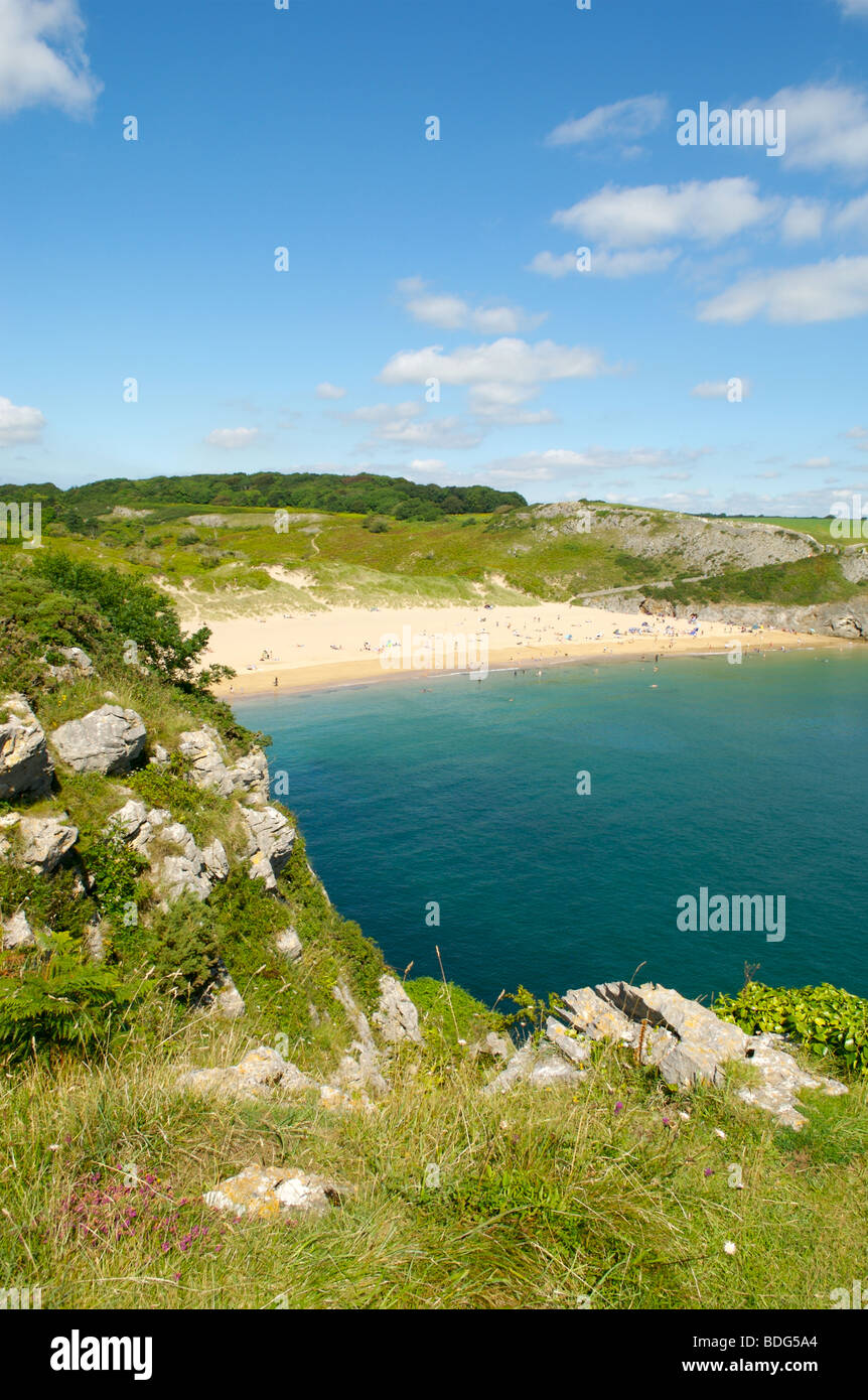 Barafundle Bay, Pembrokeshire, Wales Stockfoto