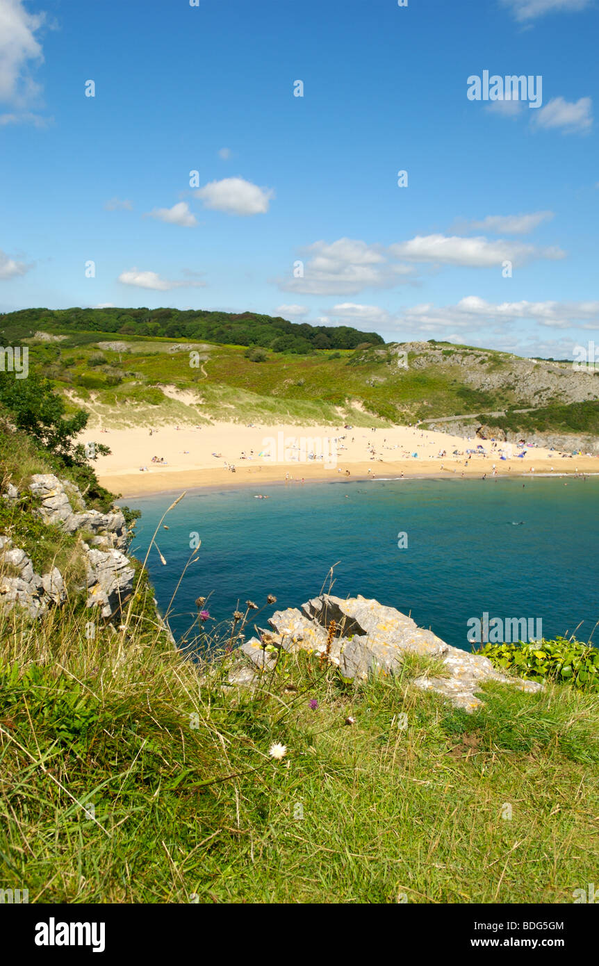 Barafundle Bay, Pembrokeshire, Wales Stockfoto