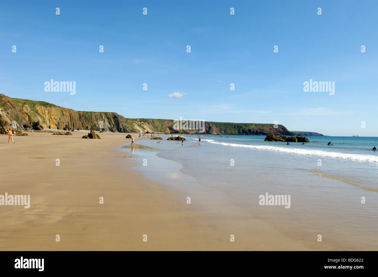 Marloes Sands Beach in Pembrokeshire, Wales Stockfoto