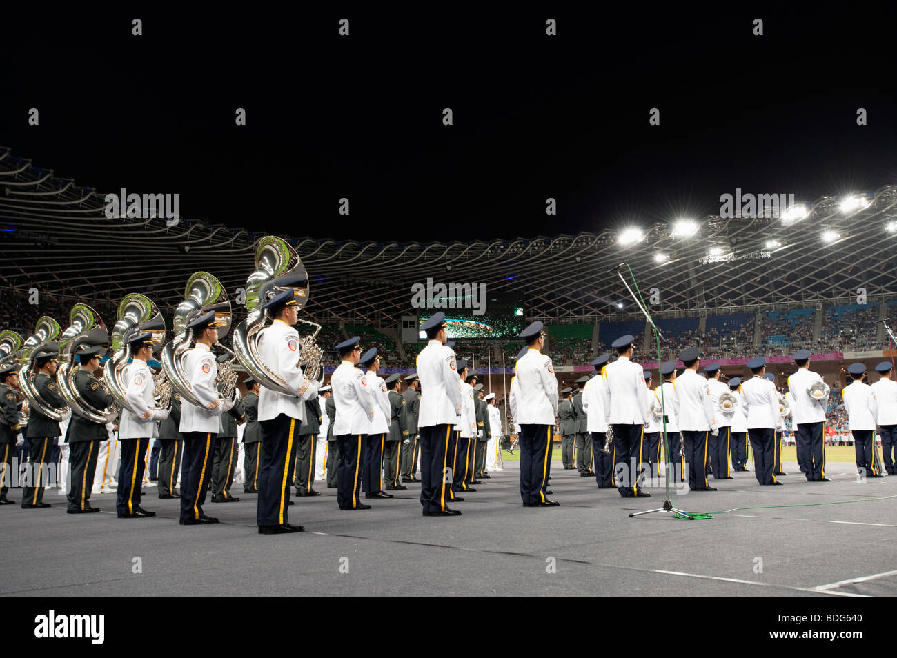 Kaohsiung-Stadion, World Games, Abschlussfeier, Kaohsiung, Taiwan, 26. Juli 2009 Stockfoto