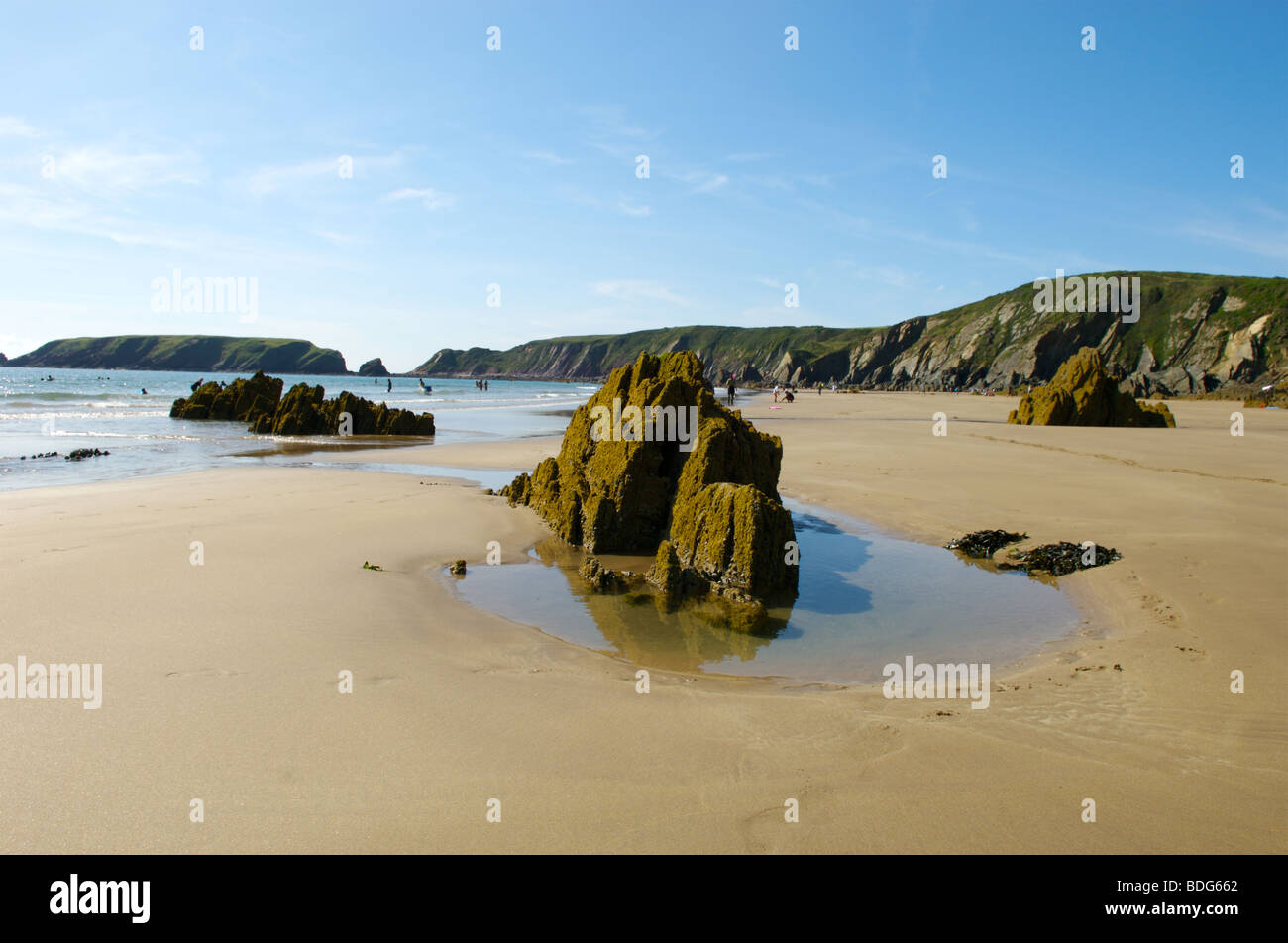 Marloes Sands Beach in Pembrokeshire, Wales Stockfoto