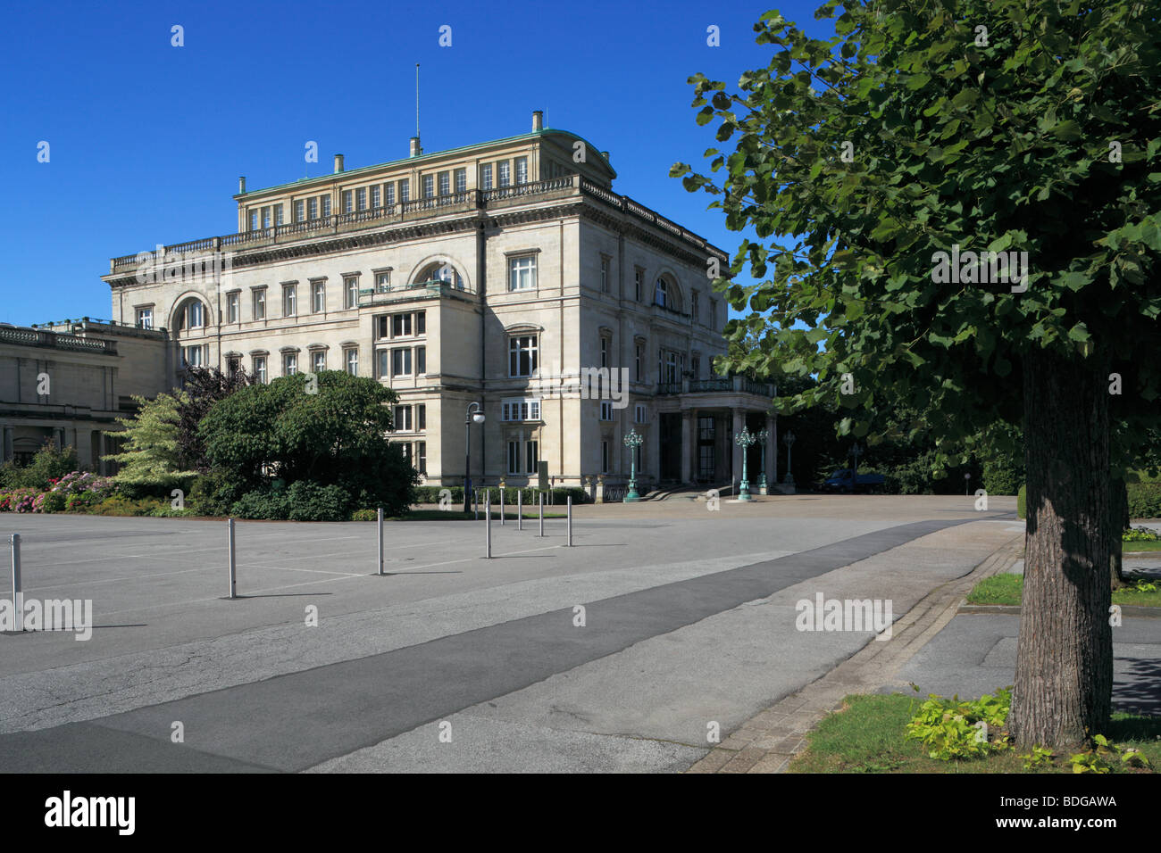 D-Essen, Ruhrgebiet, NRW, D-Essen-Bredeney, Friedrich Alfred Krupp, Villa Huegel, Wohnsitz der Familie Krupp, Familiensitz, Familie von industriellen, Vertretung von der Firma Krupp, Sitz der kulturellen Stiftung Ruhr Museum, Kr Stockfoto