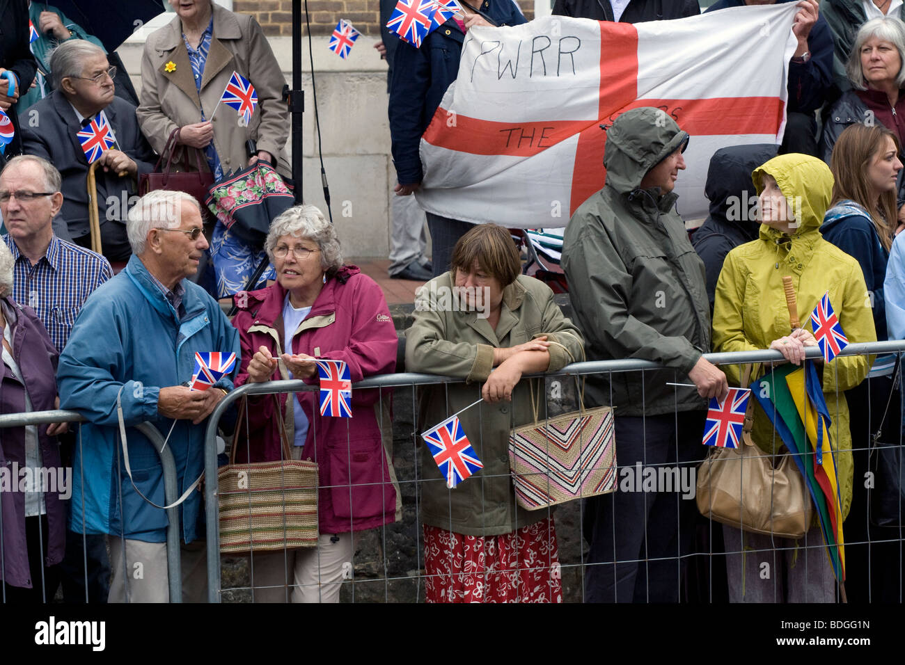 Prinzessin von Wales Royal Regiment ist willkommen Zuhause in Tunbridge Wells nach ihrer Rückkehr von den Touren in Afghanistan und im Irak. Stockfoto