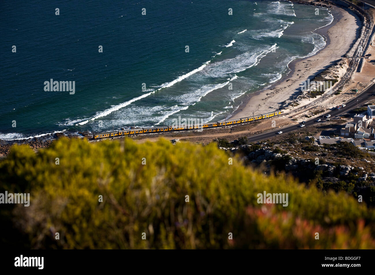 Ansicht von Glencairn, Kapstadt, Südafrika Stockfoto