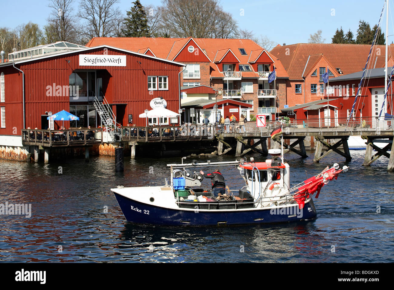 Harbour Eckernfoerde Schleswig Holstein Germany Stockfotos und -bilder ...