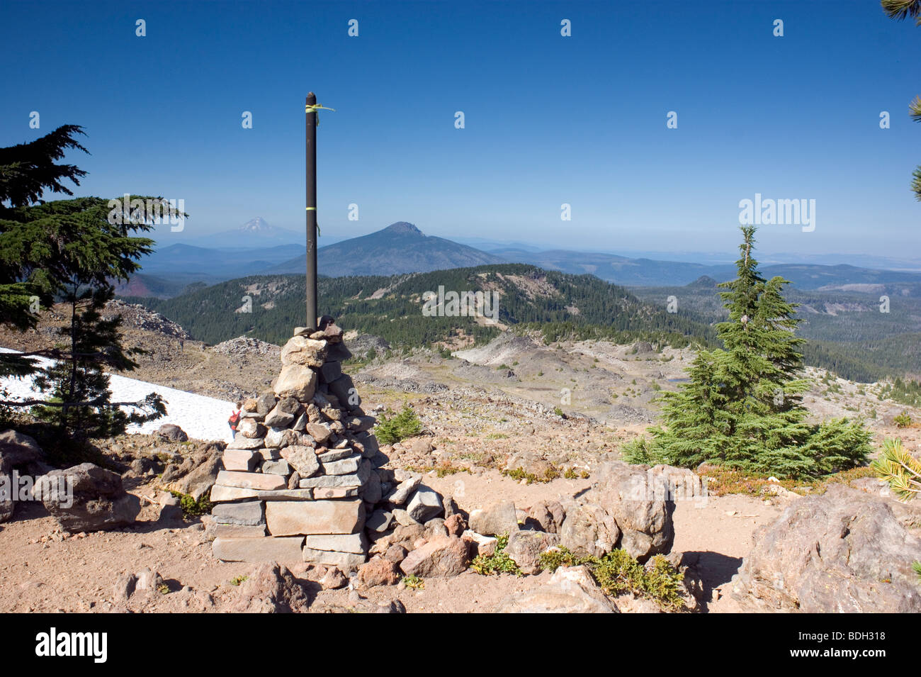 Mount Jefferson Park Butte Gipfel Stockfoto
