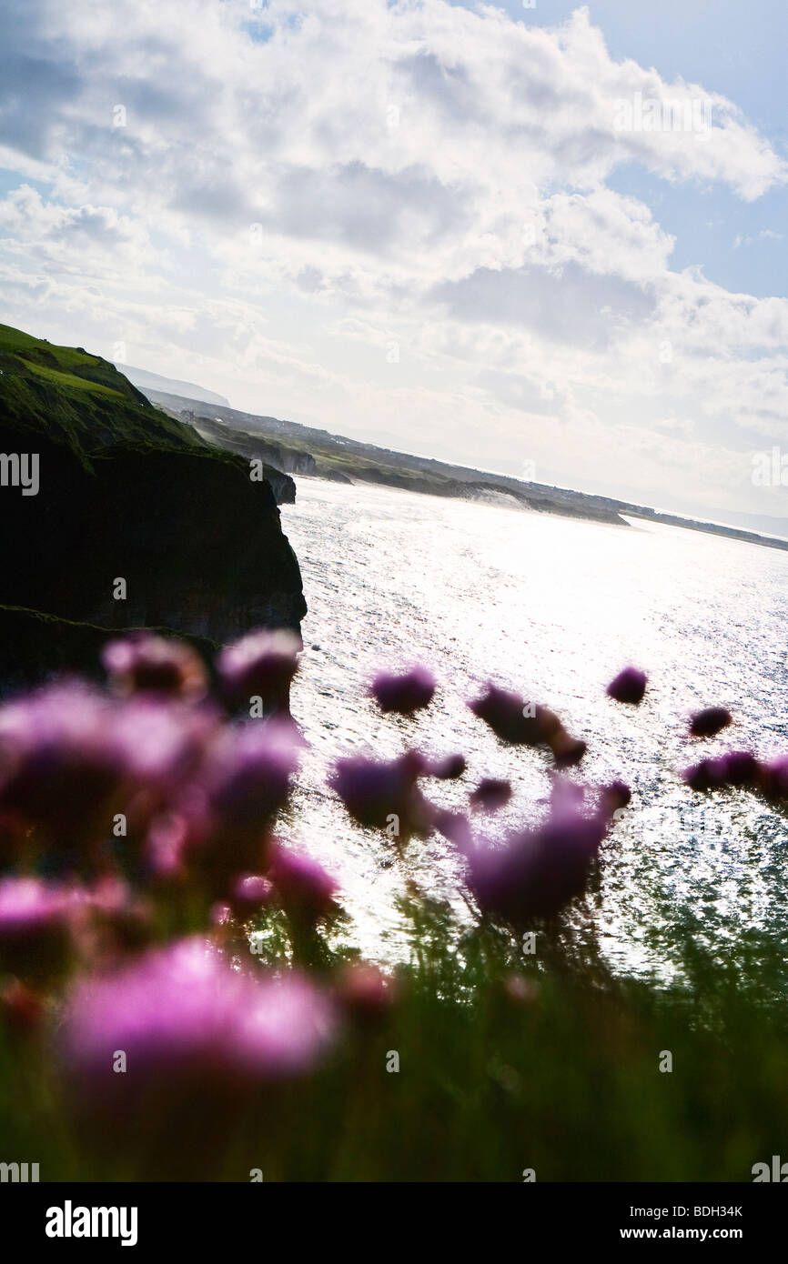 Küste von North Antrim, Nordirland Stockfoto