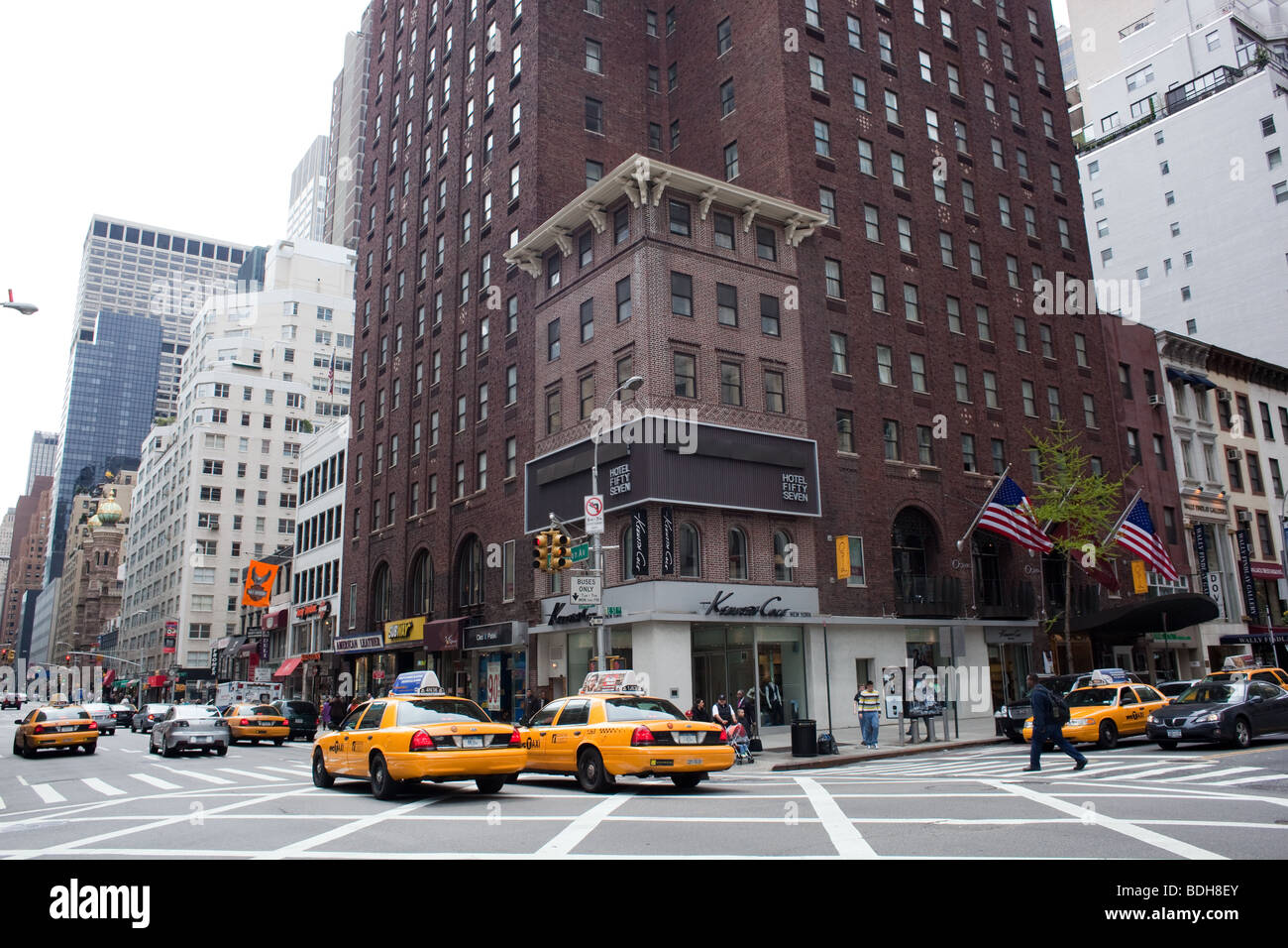 57th Street und Lexington Avenue NYC Stockfoto