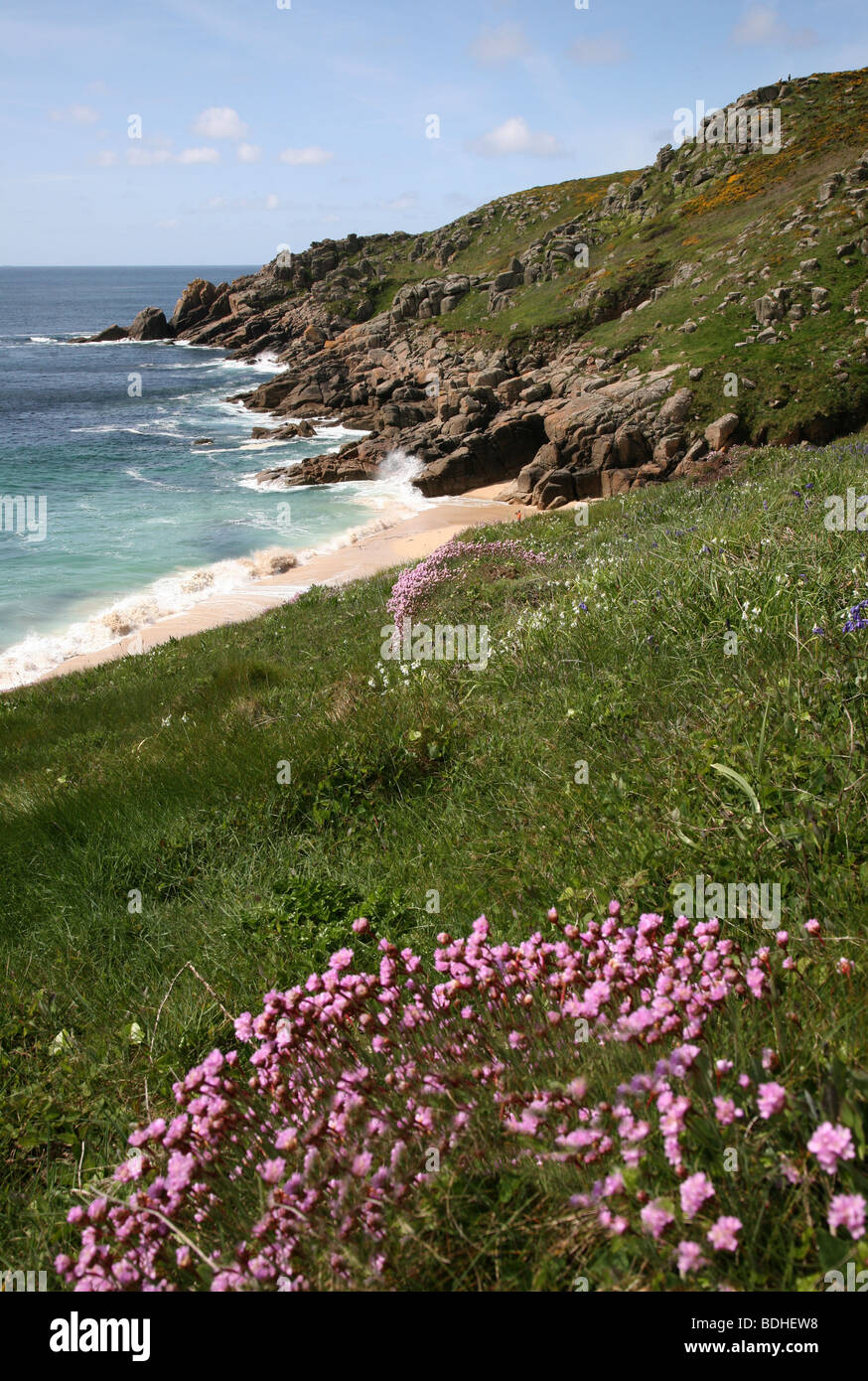 Porthchapel Cove Cornwall, England, Großbritannien Stockfoto