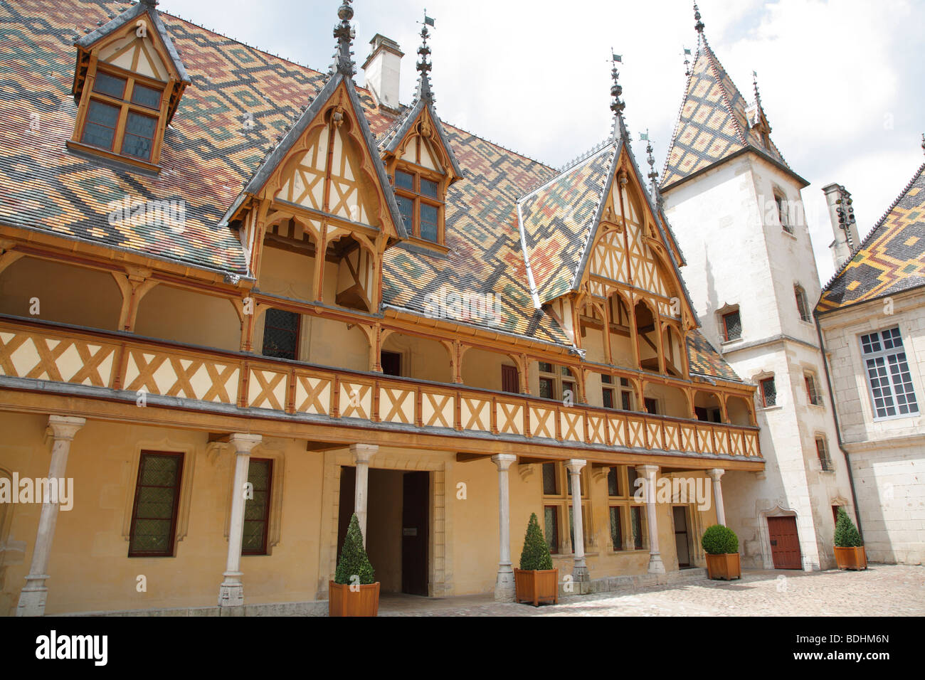 Hospices de Beaune in Beaune, Frankreich Stockfoto