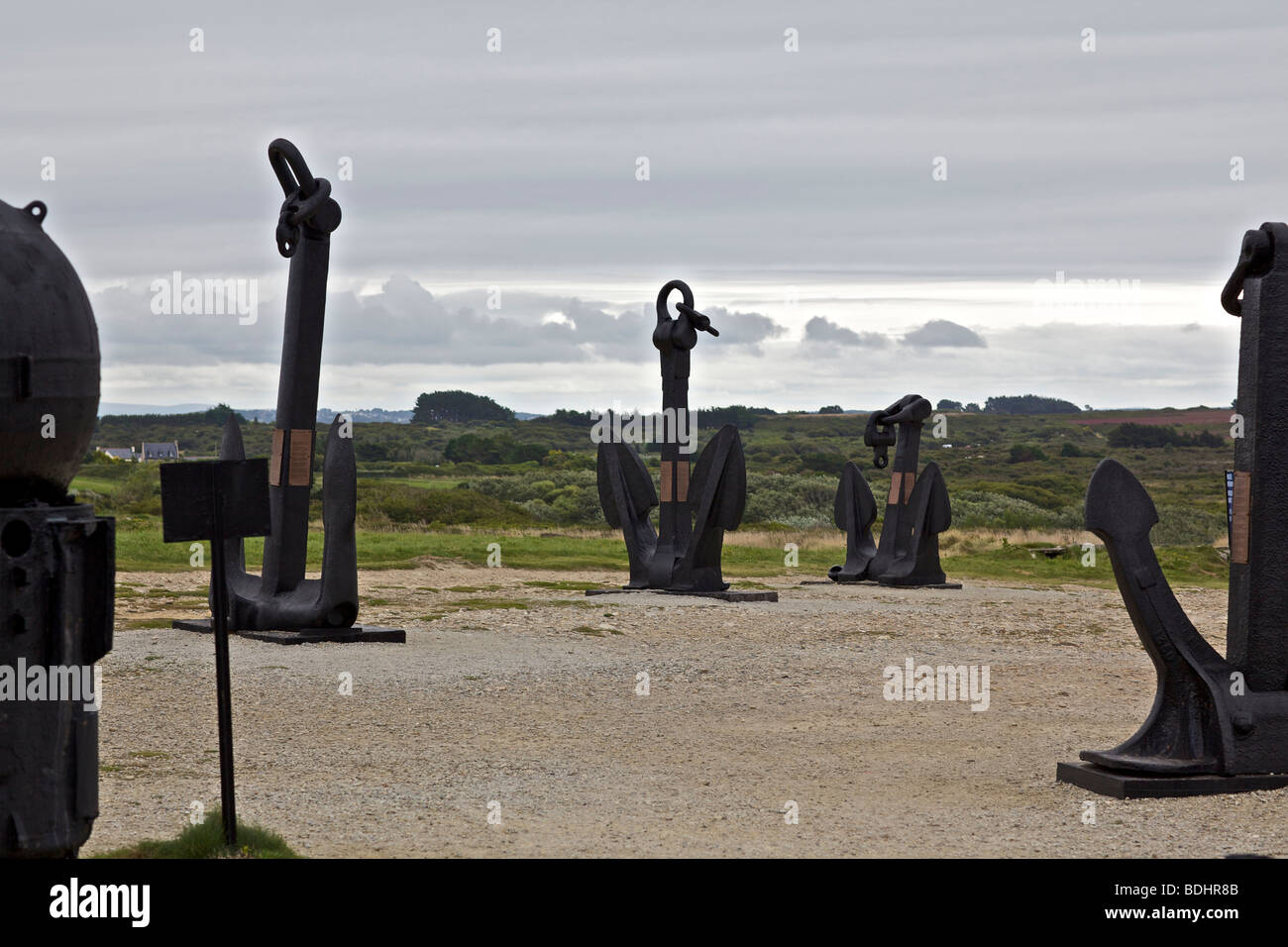 Schlacht des Atlantiks Museums in der Nähe von Camaret und in Brittany France Stockfoto
