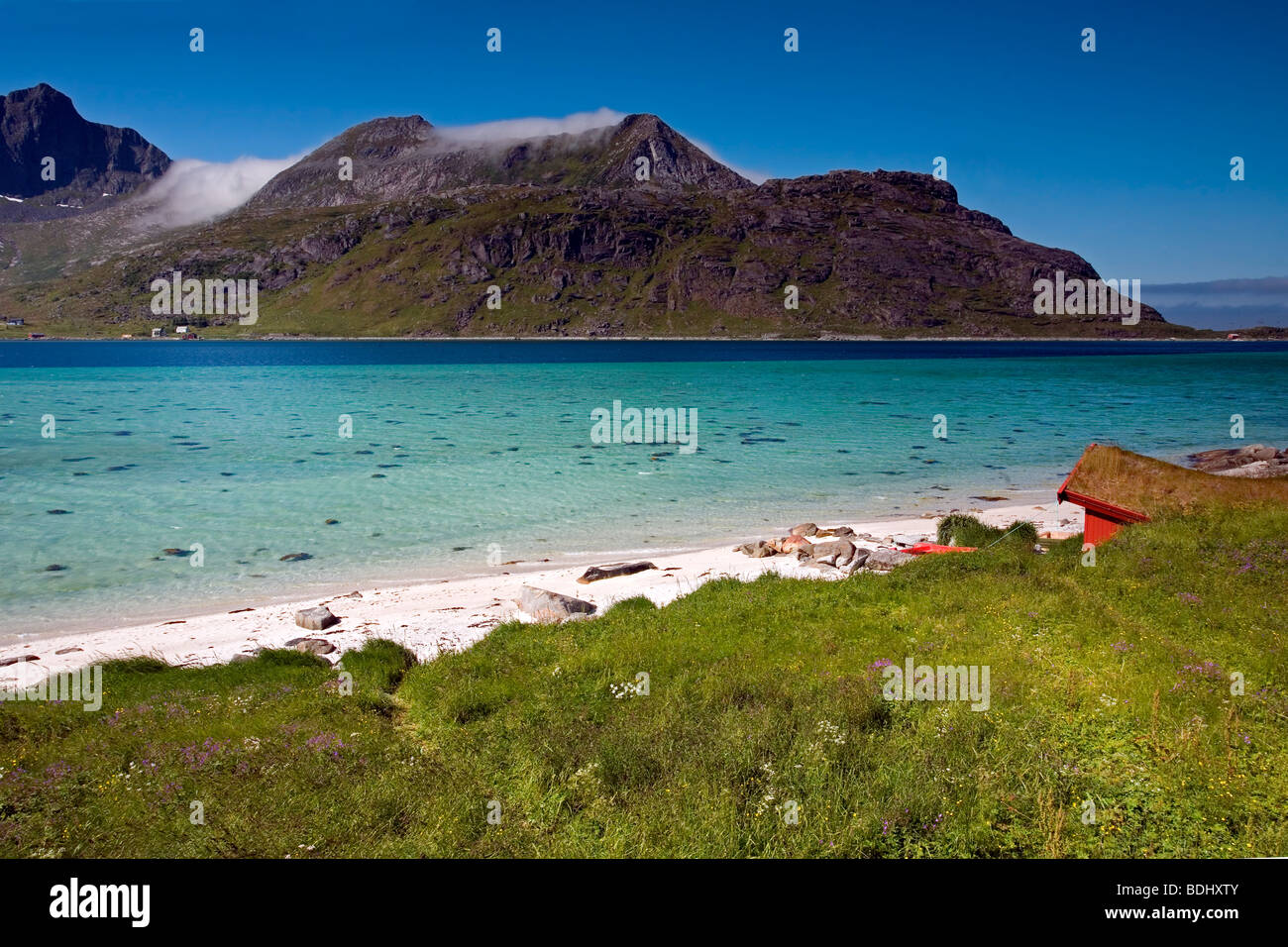 Lofoten-Inseln: Ansicht Stockfoto
