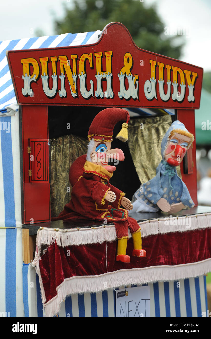 Punch and Judy show Puppen Stockfoto