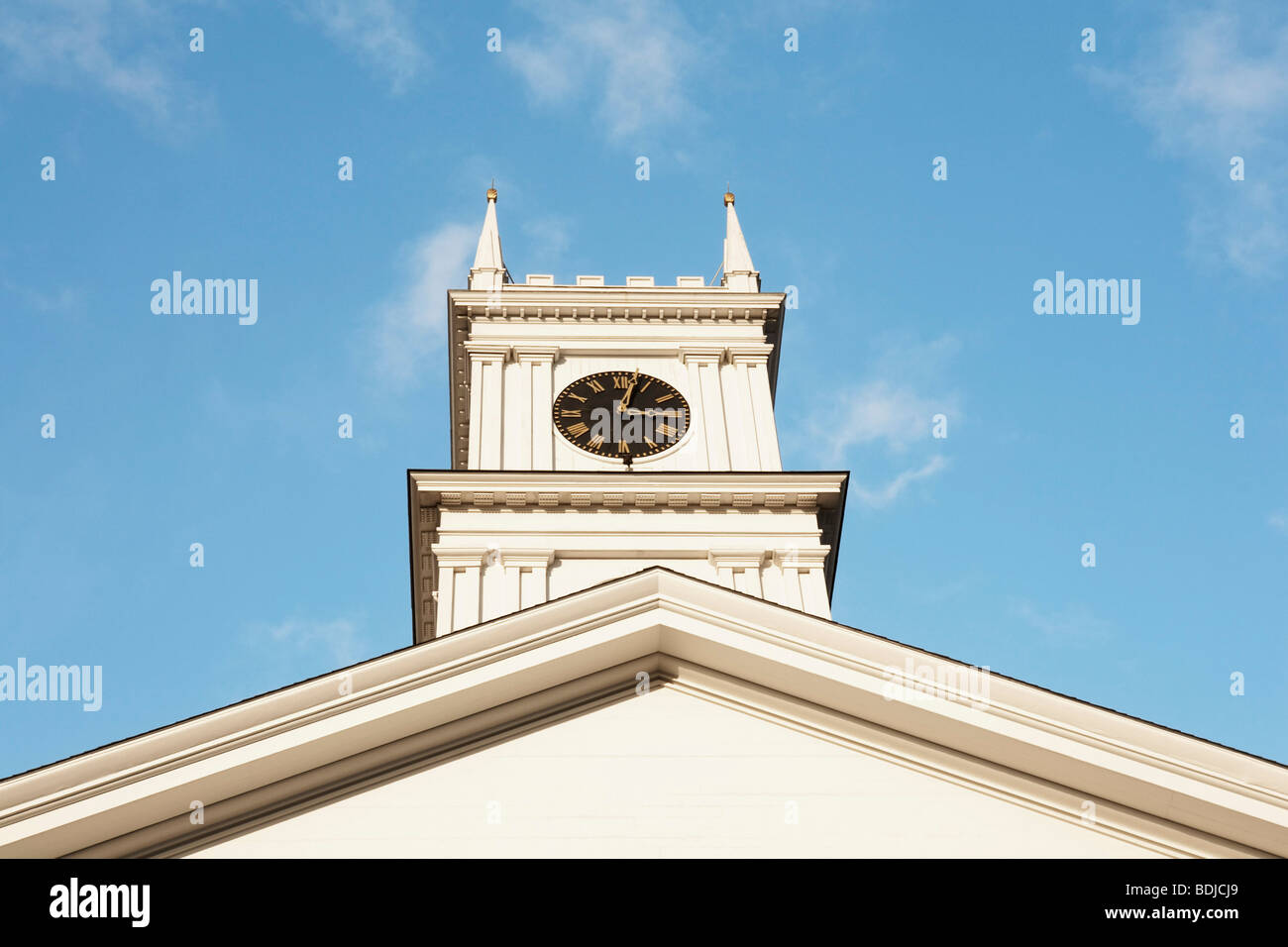 Walfang-Kirche, Edgartown, Martha's Vineyard, Massachusetts, USA Stockfoto