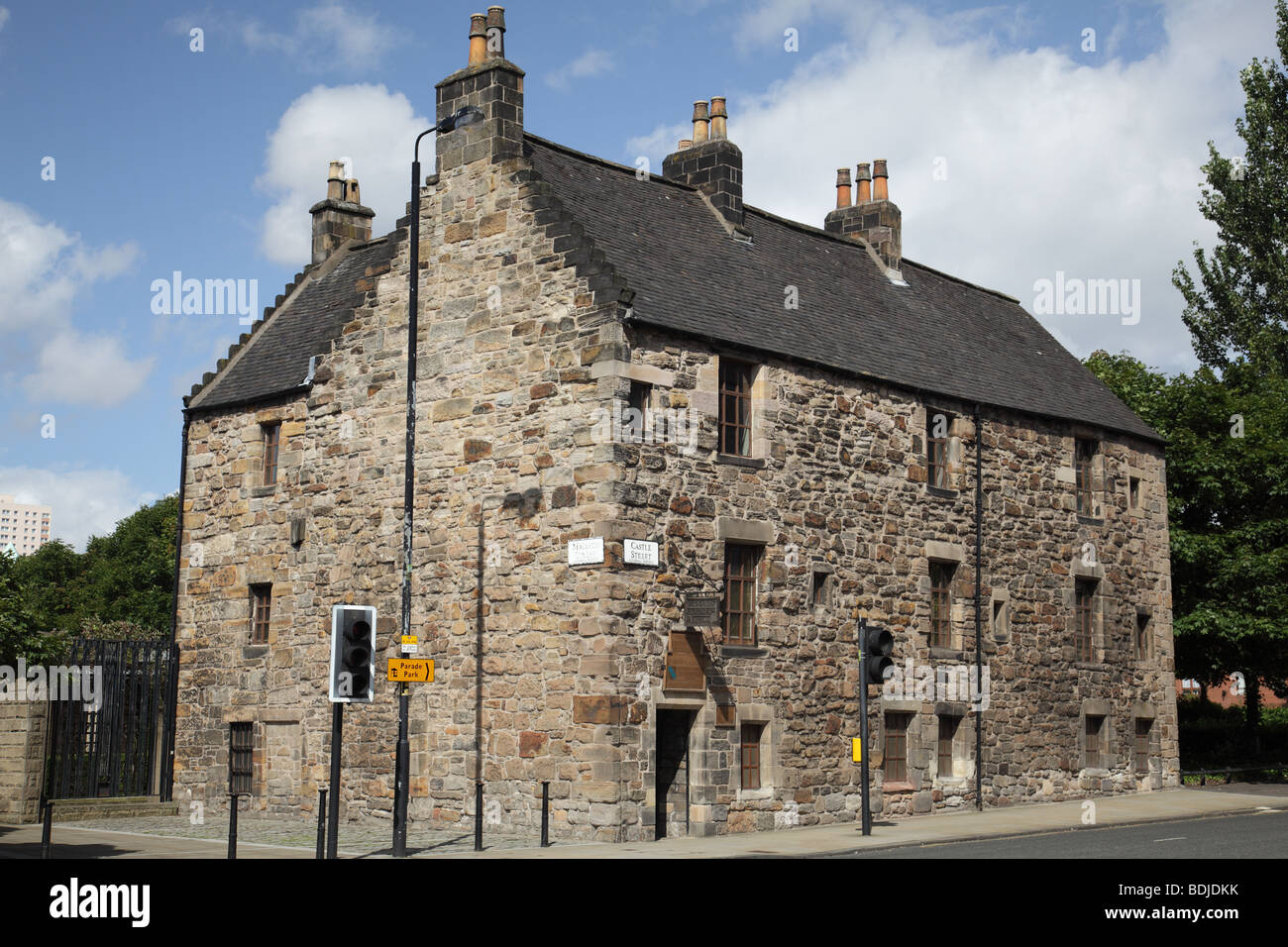 Provand's Lordship, erbaut 1471, ist das älteste erhaltene Haus in Glasgow, Castle Street, Glasgow, Schottland, Großbritannien Stockfoto