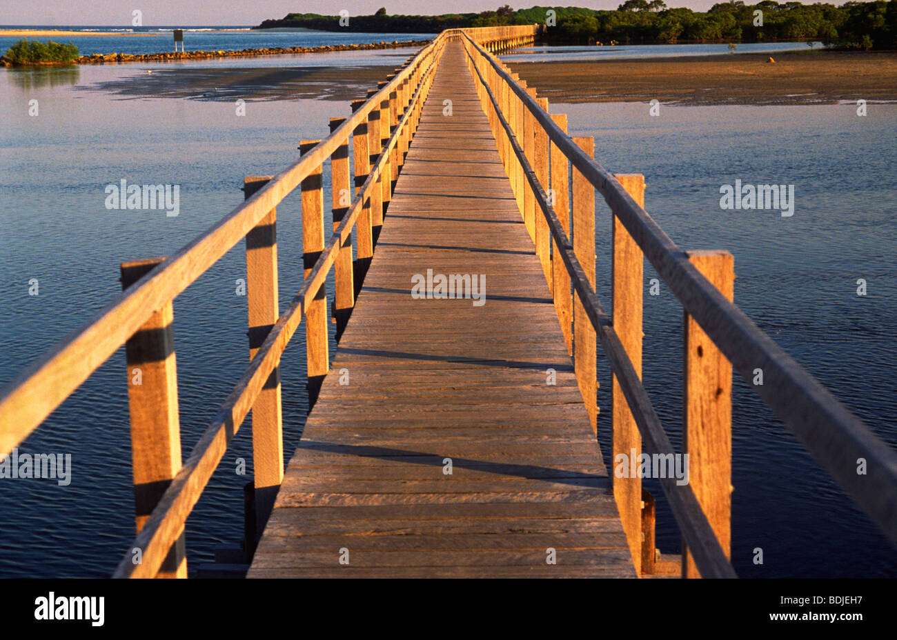 Promenade, Urunga Köpfe, Urunga, Australien Stockfoto