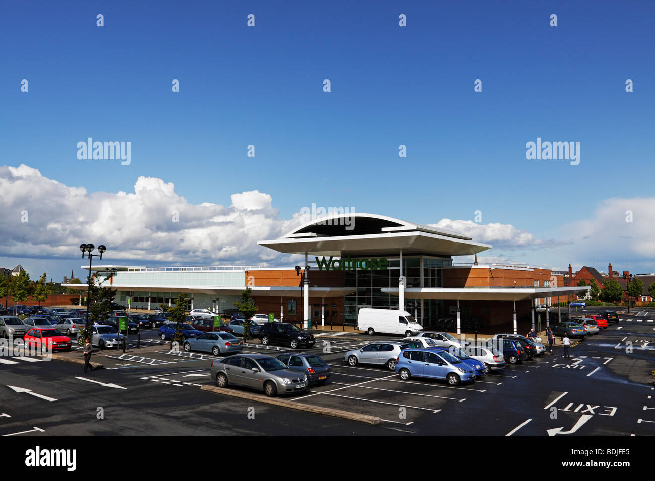 Waitrose Supermarkt, Wolverhampton Stockfoto