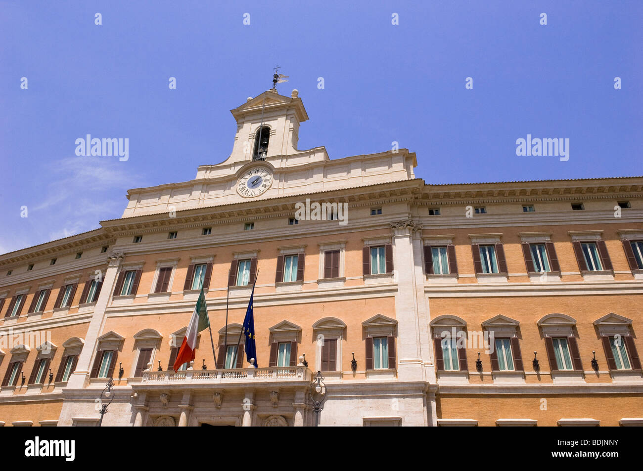 Kammer der Abgeordneten, Montecitorio Square, Rom, Latium, Italien Stockfoto